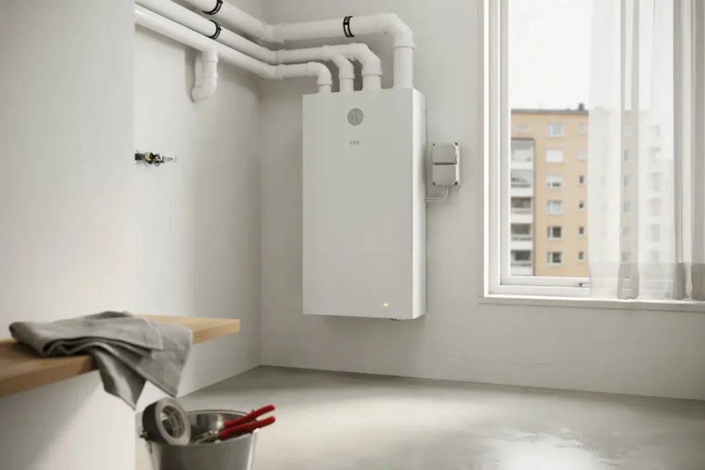 komplett ftx installation med mekanisk v rme tervinning i hammarbyh jden johanneshov