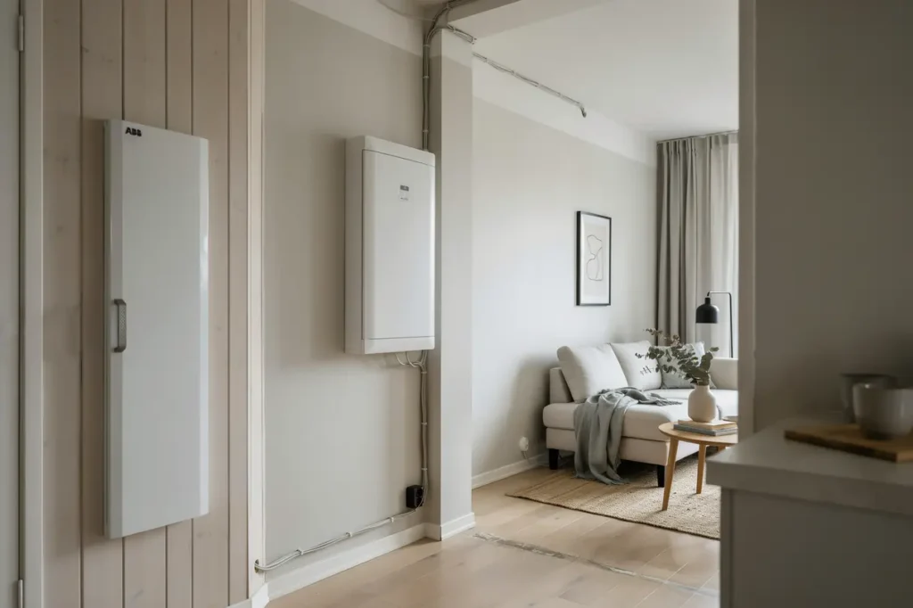 nytt elsk p och eldragning i bostadsr tt i hammarbyh jden johanneshov
