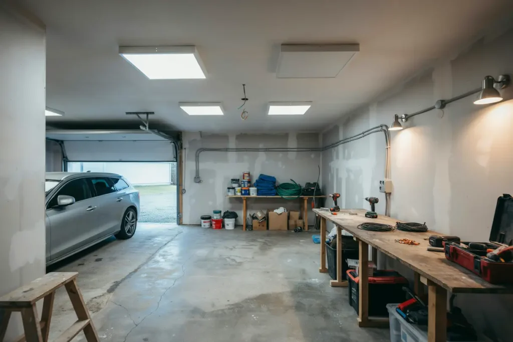 r tt belysning i garaget s kra installationer och smarta l sningar f r villa gare